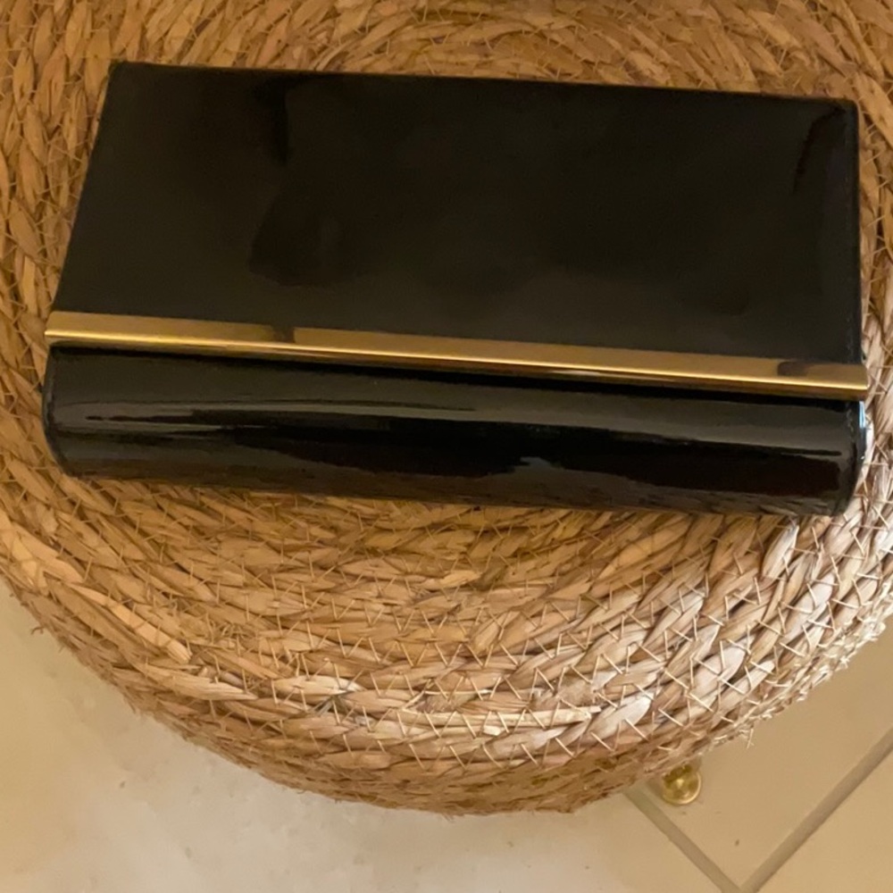 Small black clutch